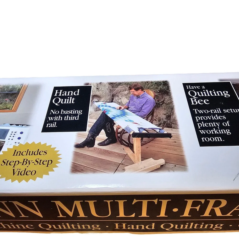 Flynn Quilt Company Multi-Frame Kit Machine Hand Quilting No-Baste System 2002